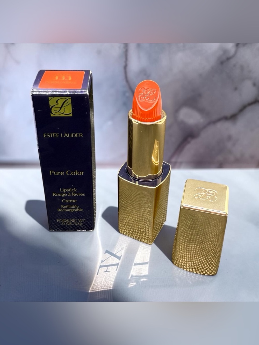 💋ESTEE’ LAUDER💋Pure Color Lipstick Rouge à lèvres Creme in Persuasive/NIB